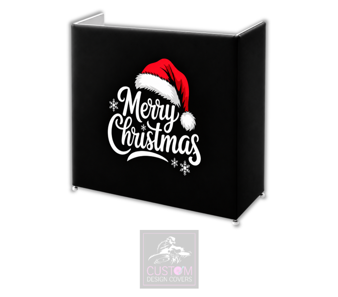 Merry Christmas Lycra DJ Booth Cover