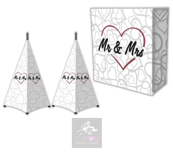 Mr & Mrs Lycra DJ Booth Cover  (PACKAGE BUNDLE) - COMBI