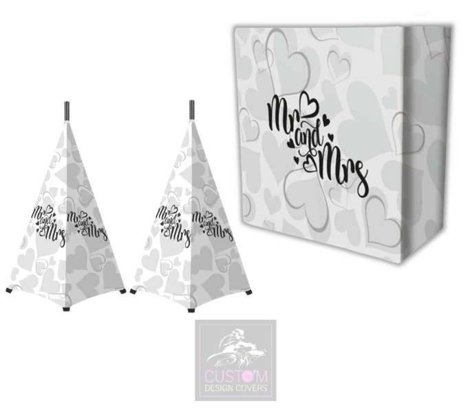 Mr & Mrs Lycra DJ Booth Cover  (PACKAGE BUNDLE) - COMBI