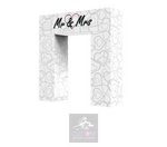 Mr & Mrs Themed Event Arch Cover