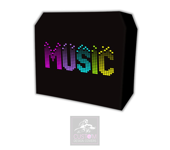 Music EQ Lycra DJ Booth Cover