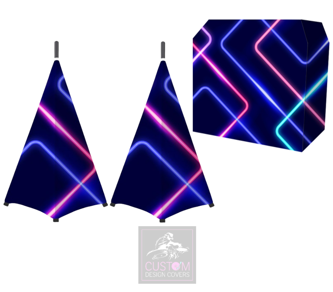 Neon Effect Lycra DJ Covers (PACKAGE BUNDLE) - MKII