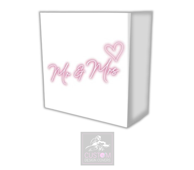 Neon Effect Mr & Mrs Lycra DJ Booth Cover