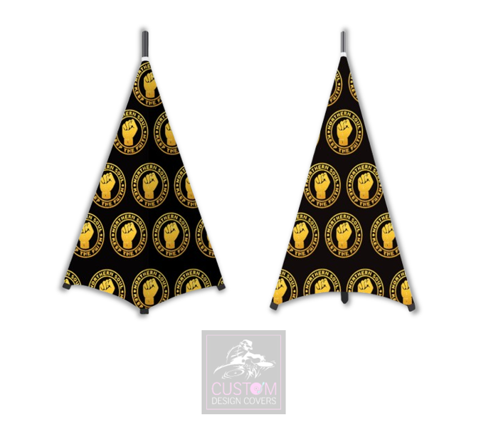 Northern Soul Speaker Stand Lycra Covers