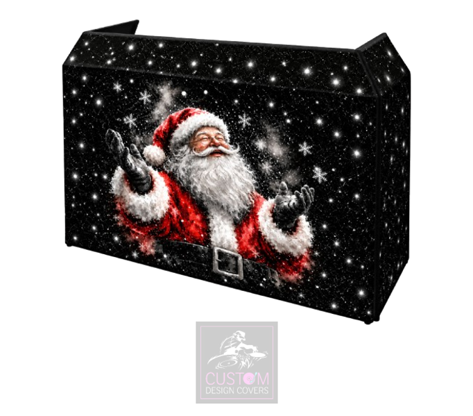 Santa Lycra DJ Booth Cover