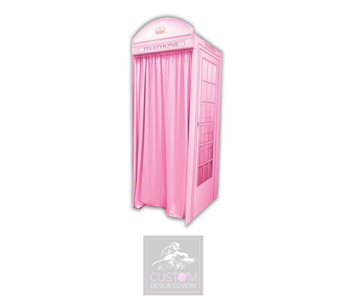 Pink Audio Guest Book Telephone Booth Cover