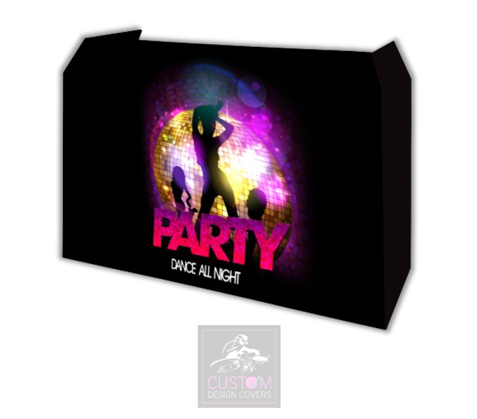 Party All Night Long Lycra DJ Booth Cover