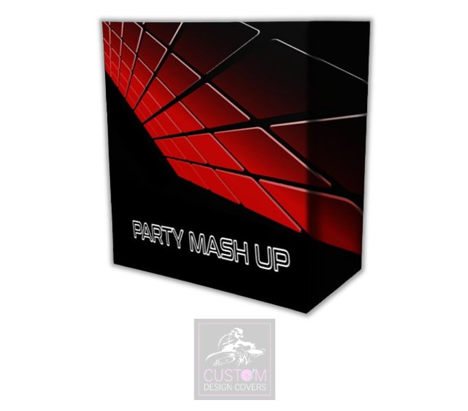 Party Mash Up *Red* Lycra DJ Booth Covers