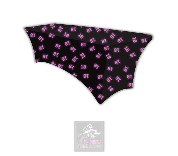 Pink Age Photobooth Lycra Table Cover