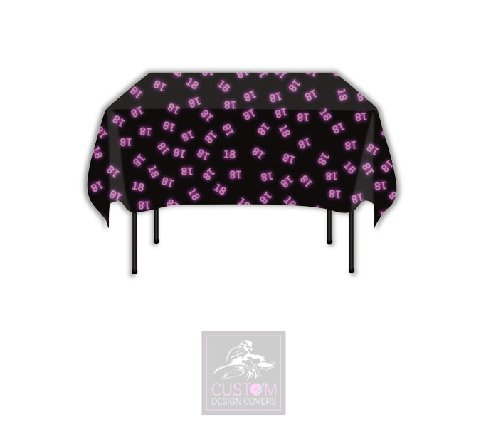 Pink Age Square Table Cover