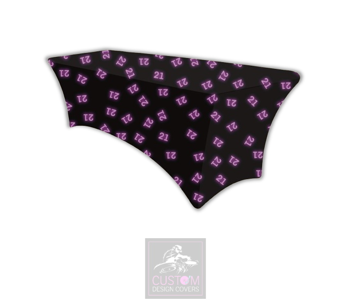 Pink Age Photobooth Lycra Table Cover