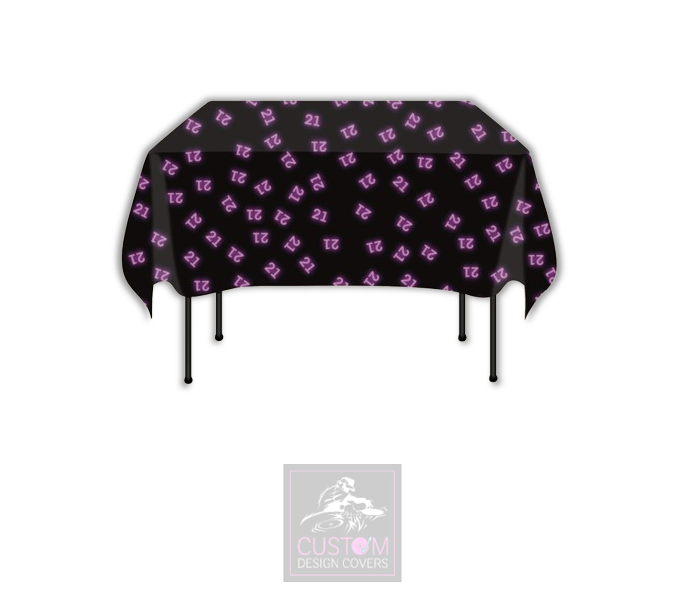 Pink Age Square Table Cover