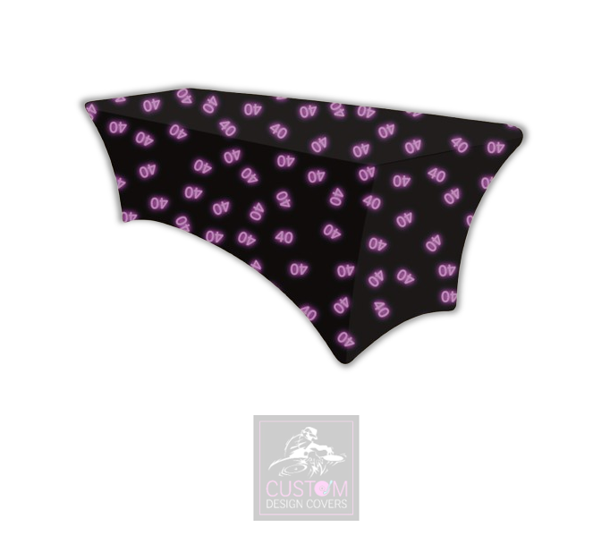 Pink Age Photobooth Lycra Table Cover