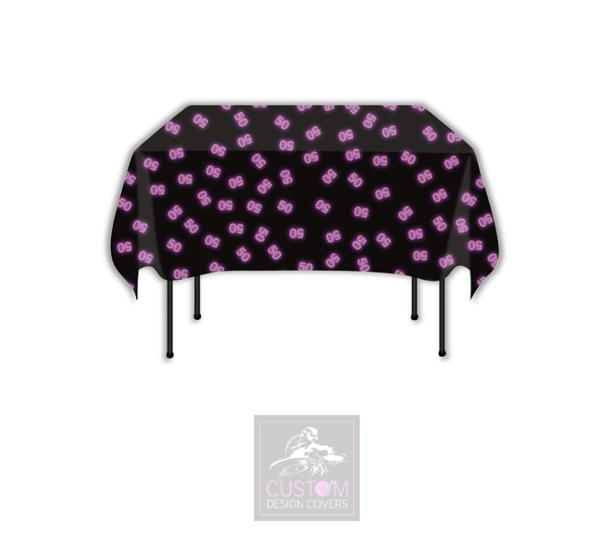 Pink Age Square Table Cover