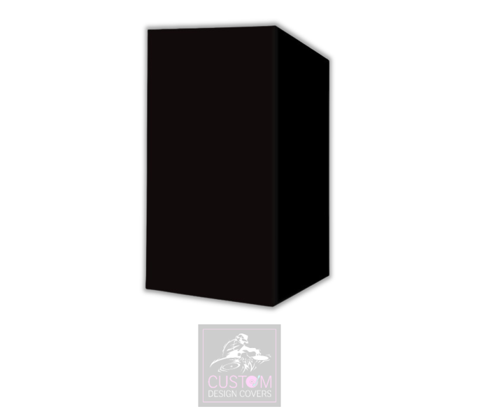 Plain Black Lycra DJ Booth Cover