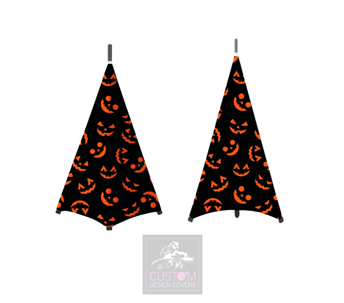 Pumpkin Happy Halloween Stand Lycra Covers