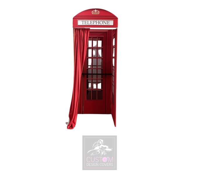 Red Audio Guest Book Telephone Booth