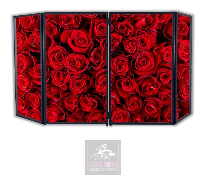 RED ROSES DJ LYCRA FACADE PANELS