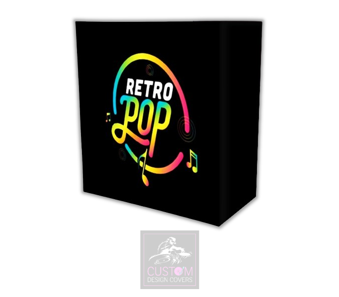 Retro Pop Lycra DJ Booth Covers