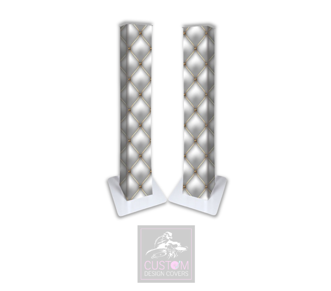 Royal Chesterfield Lycra DJ Booth Cover (PACKAGE BUNDLE)