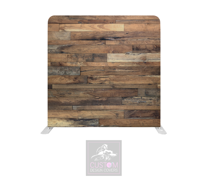 Rustic Effect Lycra Pillowcase Backdrop Cover (DOUBLE SIDED)