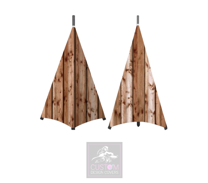 Rustic Lycra DJ Booth Cover (PACKAGE BUNDLE)