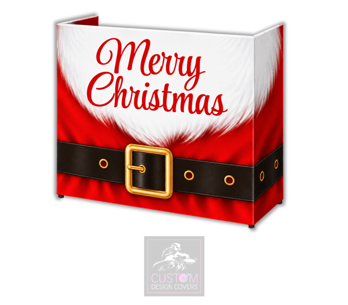 Merry Christmas Lycra DJ Booth Cover