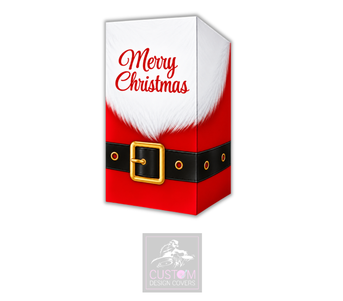 Merry Christmas Lycra DJ Booth Cover