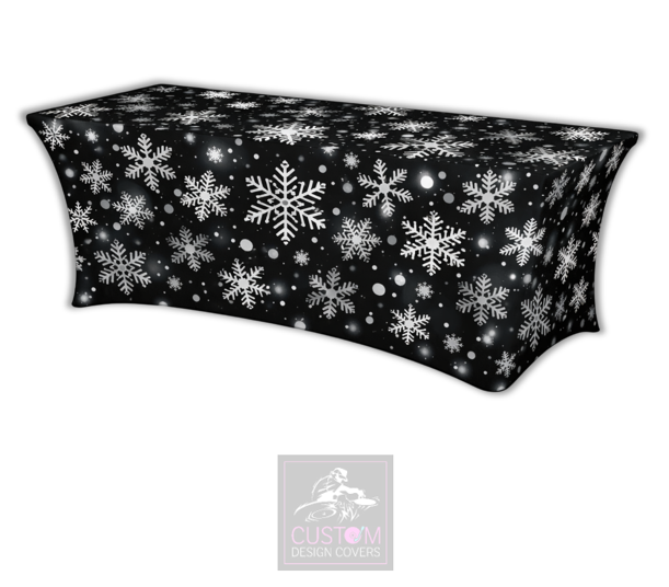Snowflakes-Lycra Table Cover