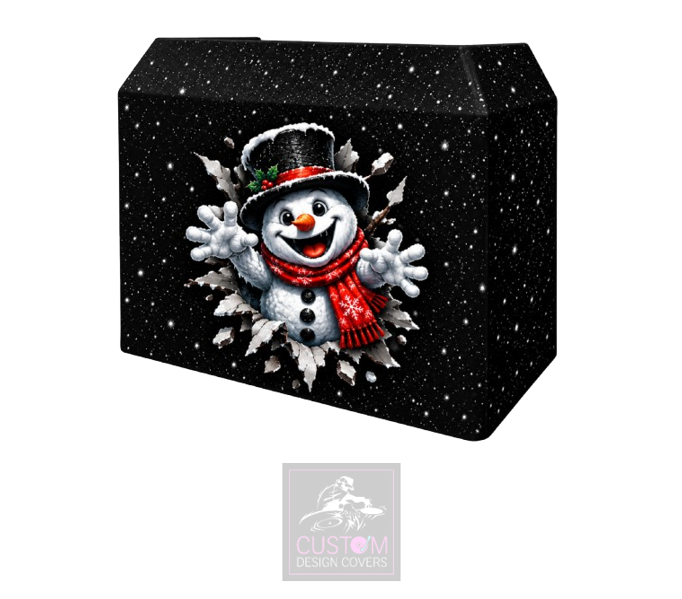 Snowman Lycra DJ Booth Cover