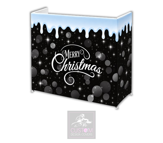 Merry Christmas Lycra DJ Booth Cover