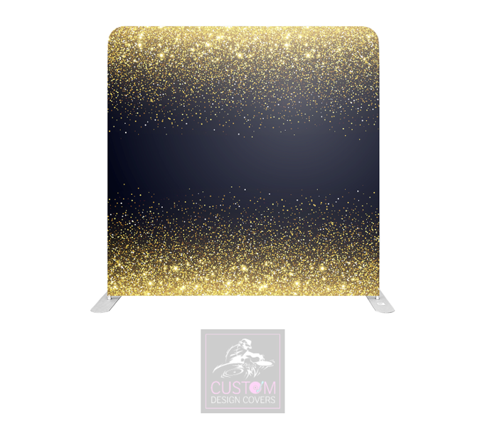 Golden Sparkle Fade Lycra Pillowcase Backdrop Cover