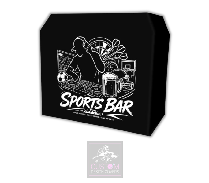 Sports Bar UV Lycra DJ Booth Cover