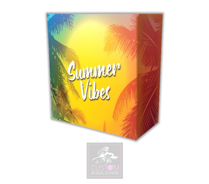Summer Vibes Lycra DJ Booth Cover