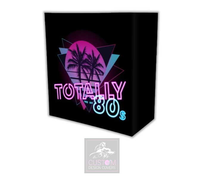 Totally 80's Lycra DJ Booth Covers