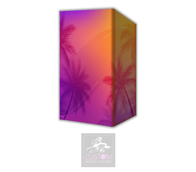 Tropical Vibes Lycra DJ Booth Cover