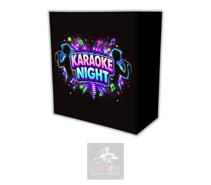 Karaoke Night Lycra DJ Booth Cover