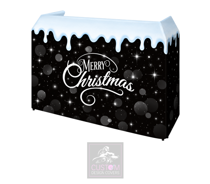 Merry Christmas Lycra DJ Booth Cover