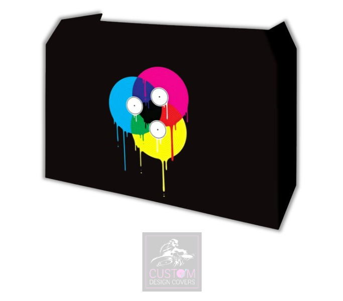 Vinyl Blend Lycra DJ Booth Cover