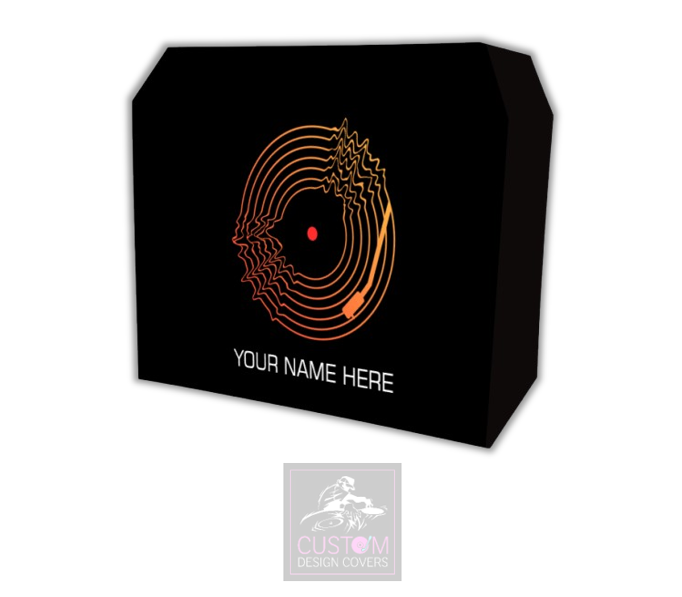 Vinyl Vibes Custom Lycra DJ Booth Cover