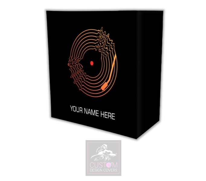 Vinyl Vibes Custom Lycra DJ Booth Cover