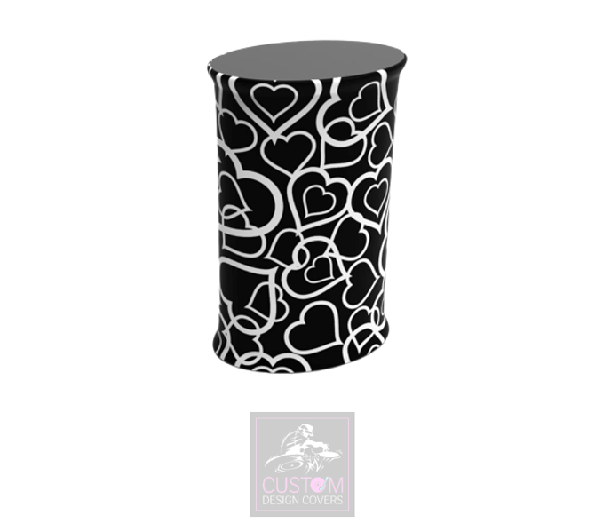 Wedding Hearts Pop Up Counter Cover