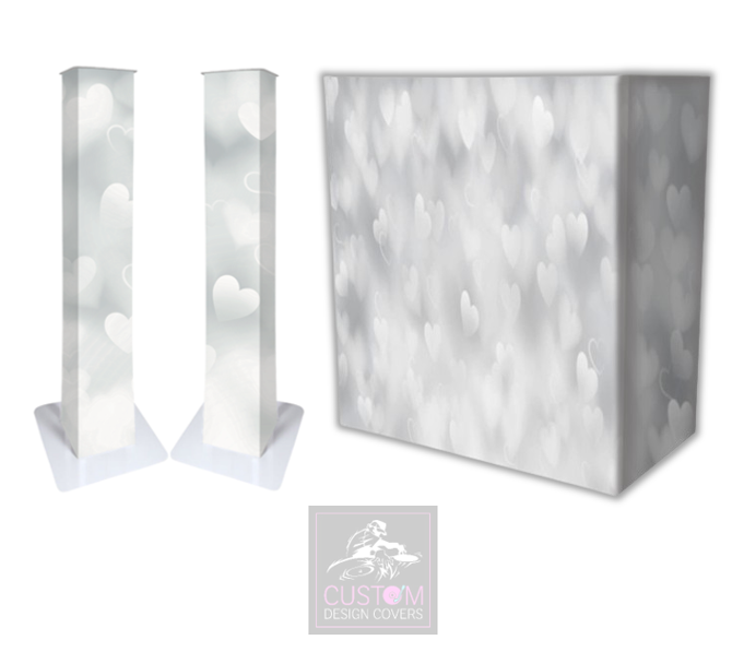 Wedding Hearts Lycra DJ Covers (PACKAGE BUNDLE) - TRUSS