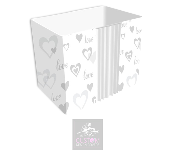 Wedding Love & Hearts Photobooth Enclosure Cover