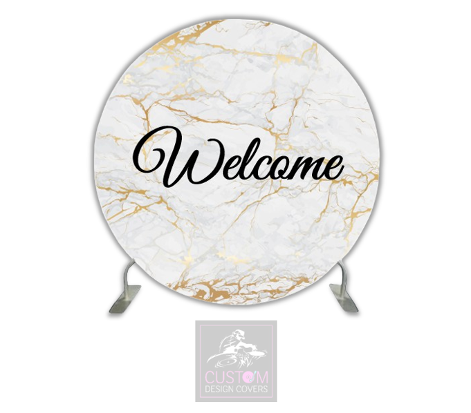 Welcome Full Circle Pillowcase Backdrop Cover