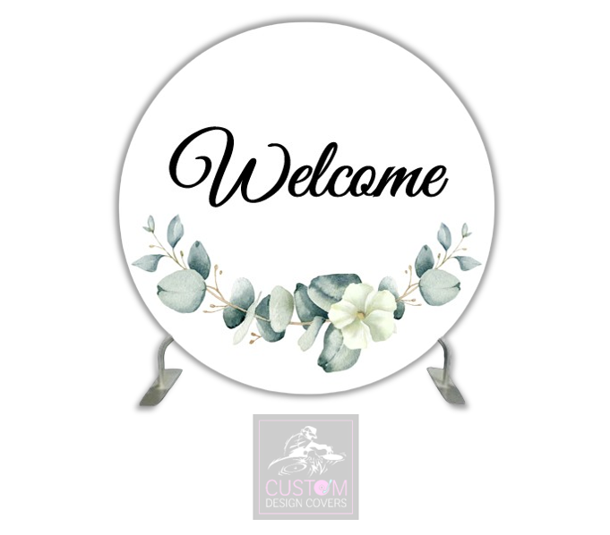 Welcome Full Circle Pillowcase Backdrop Cover