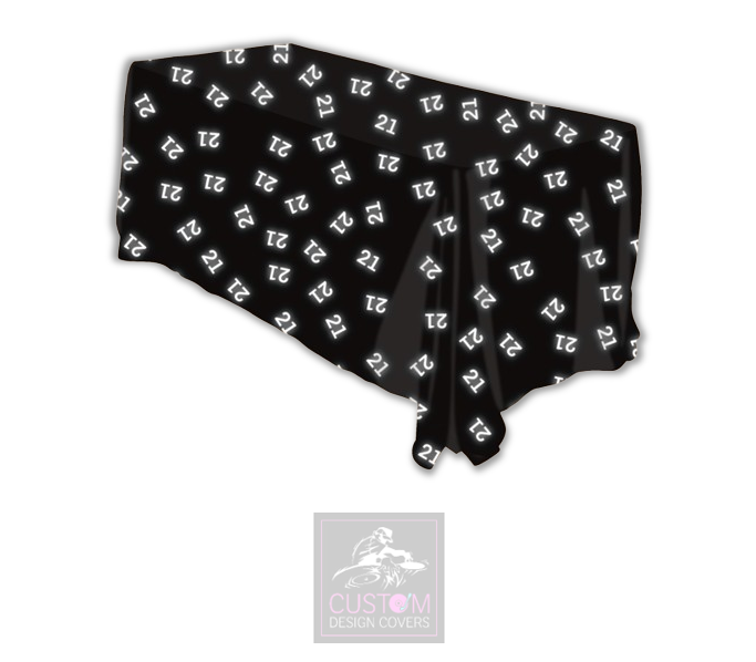White Age Rectangle Table Cover