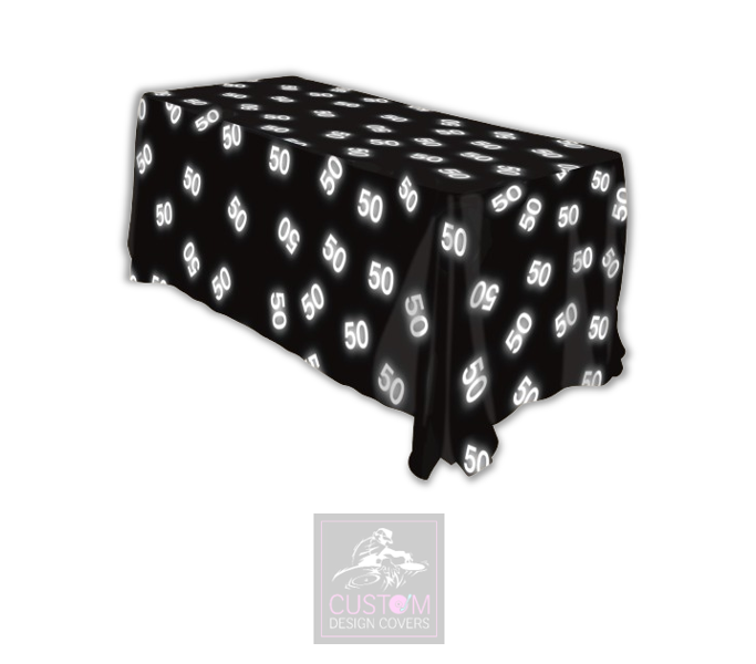White Age Rectangle Table Cover