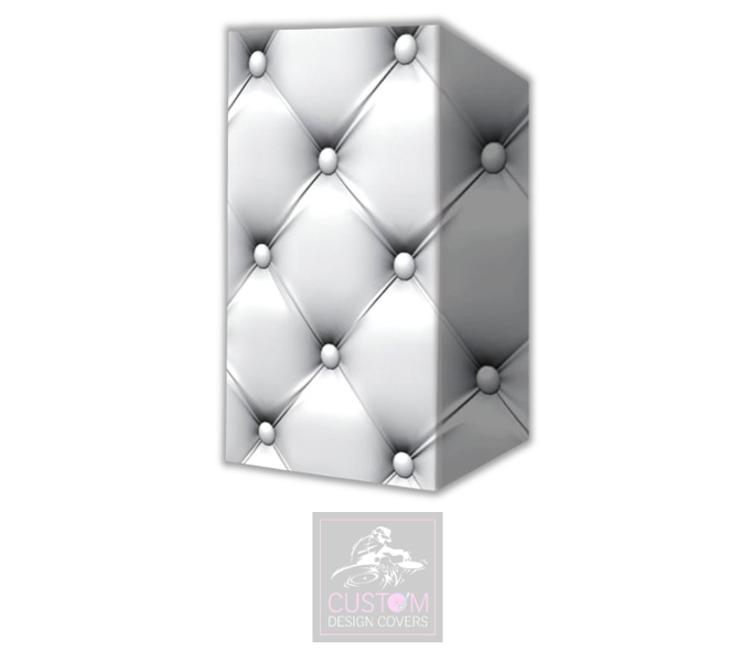 Chesterfield WHITE Lycra DJ Booth Cover