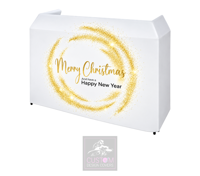 Merry Christmas Lycra DJ Booth Cover